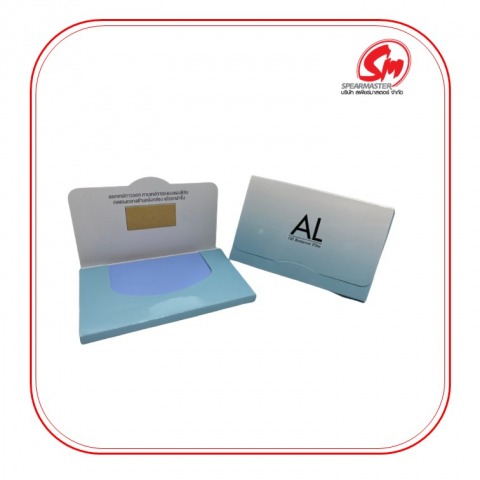 กระดาษซับหน้ามันพิมพ์โลโก้